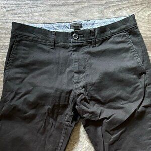 J. Crew 484 Slim-Stretch Chino (Black)